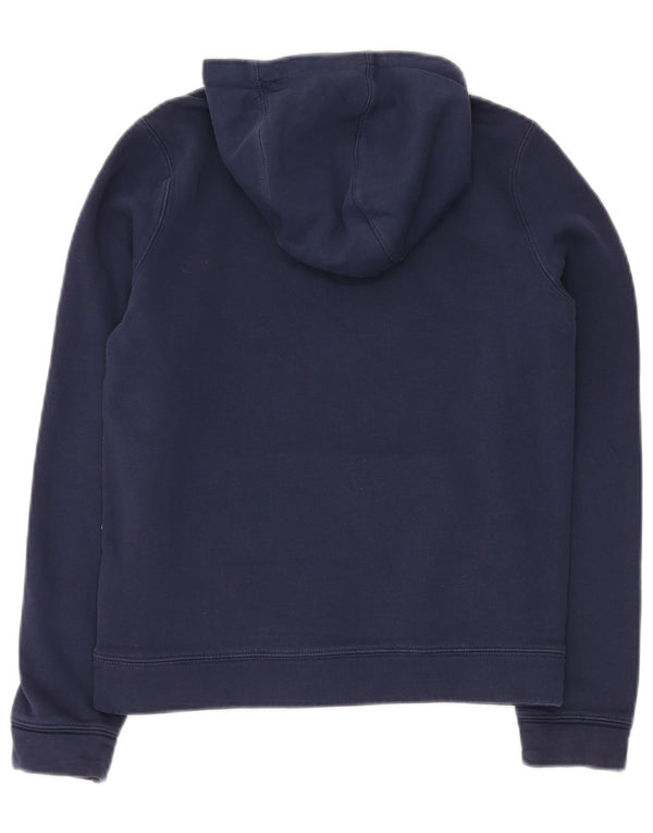 NIKE Boys Graphic Hoodie Jumper 12-13 ετών Large Navy Blue Cotton