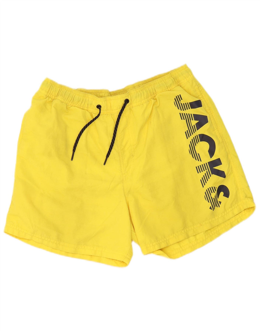 Jack & Jones Ανδρικό γραφικό σορτς κολύμβησης μεγάλο κίτρινο πολυεστέρα