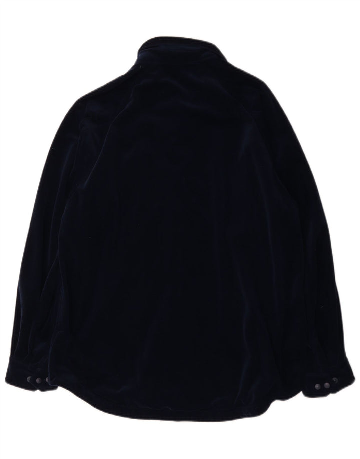 Paramo Γυναικείο πουκάμισο Oversized Velvet UK 10 Small Navy Blue