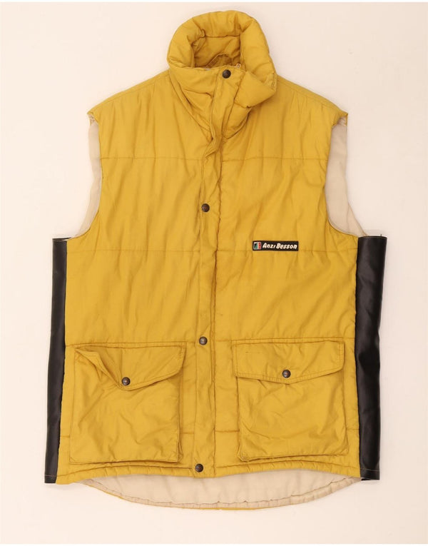 Anzi Besson Ανδρική επένδυση Gilet UK 40 Large Yellow Colourblock