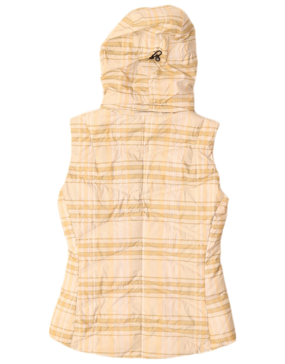 PATAGONIA Γυναικεία κουκούλα με επένδυση Gilet UK 6 XS Beige Check Polyester