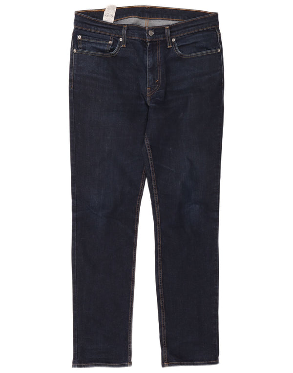 Levi's Mens 511 Slim Jeans W34 L34 Navy Blue Cotton