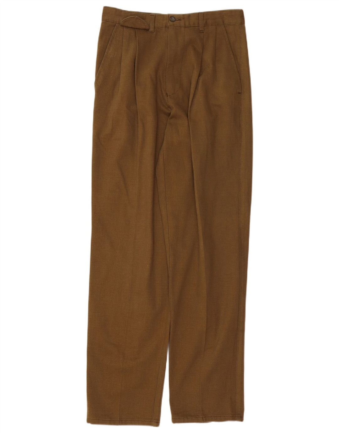 VINTAGE Ανδρικό παντελόνι Chino με καρφίτσα W28 L31 Καφέ βαμβακερό