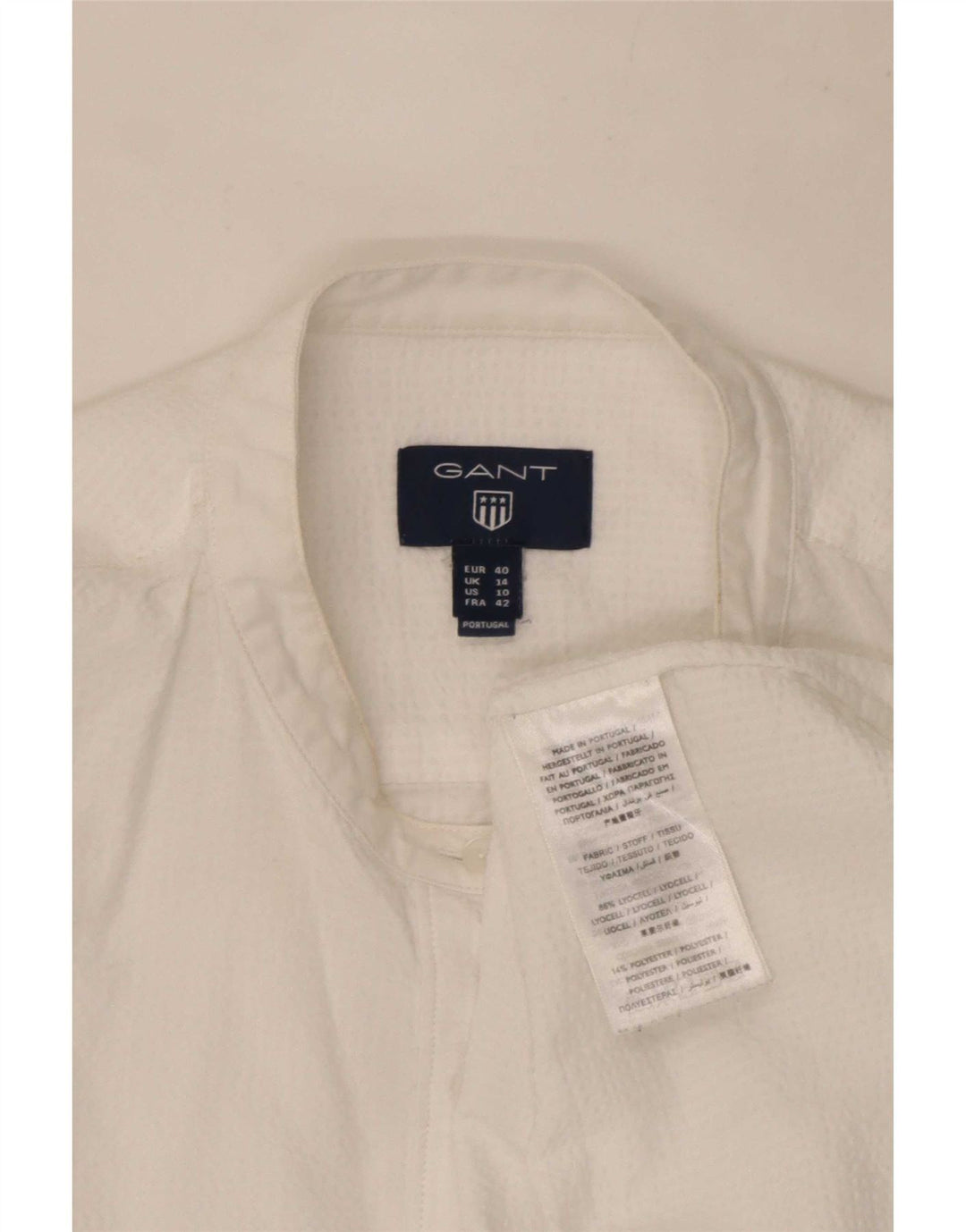 Γυναικείο πουλόβερ Gant UK 14 Large White Lycra