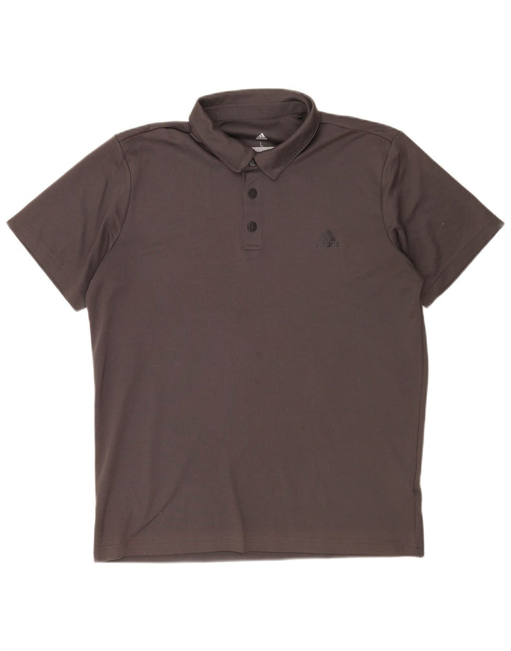 Ανδρικό πουκάμισο ADIDAS Climalite Polo Large Grey Polyester
