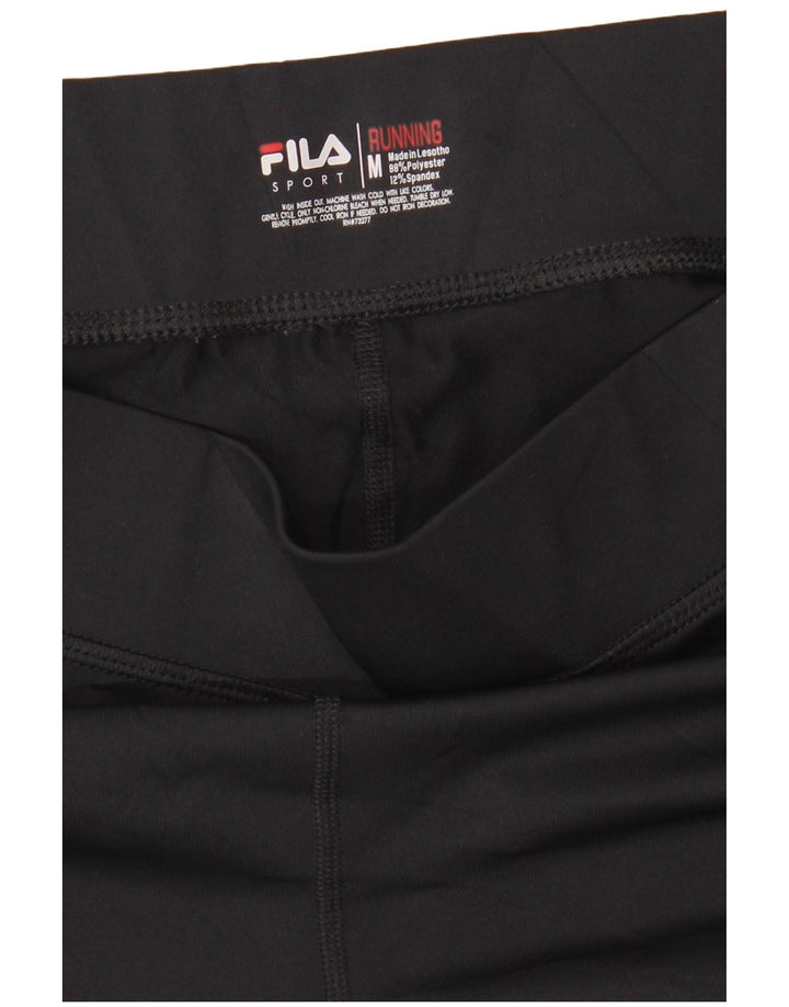 Fila Γυναικείο Κολάν UK 14 Μεσαίου Μαύρου Πολυεστέρα