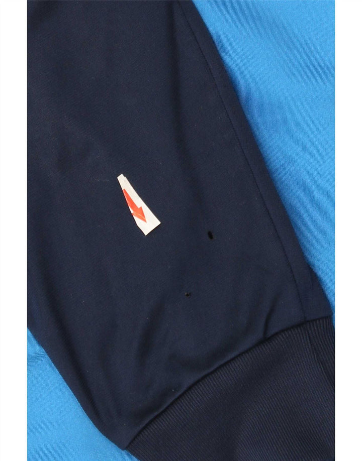 Ανδρική φόρμα Adidas Top Jacket UK 42/44 Large Blue Colorblock Polyester
