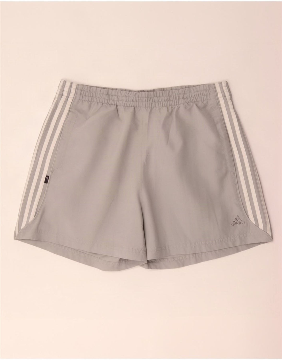 Ανδρικό αθλητικό σορτς Adidas μεγάλο γκρι πολυεστέρα
