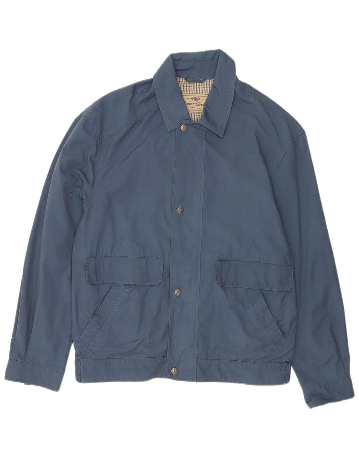 European Project Mens Bomber Jacket UK 40 Large Blue Polyester