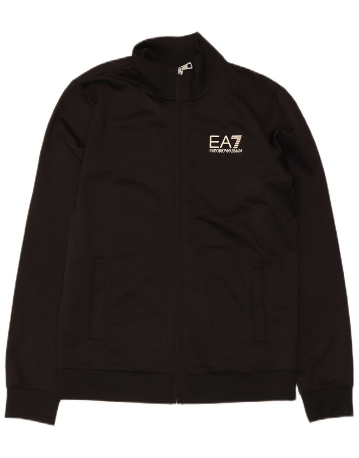 Armani Boys αθλητική φόρμα Top Jacket 13-14 Years Black Polyester