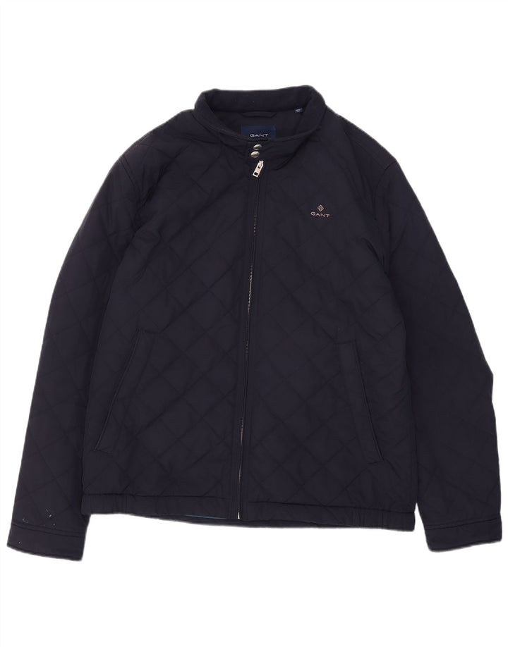Ανδρικό καπιτονέ μπουφάν Gant UK 42 XL Navy Blue Polyester