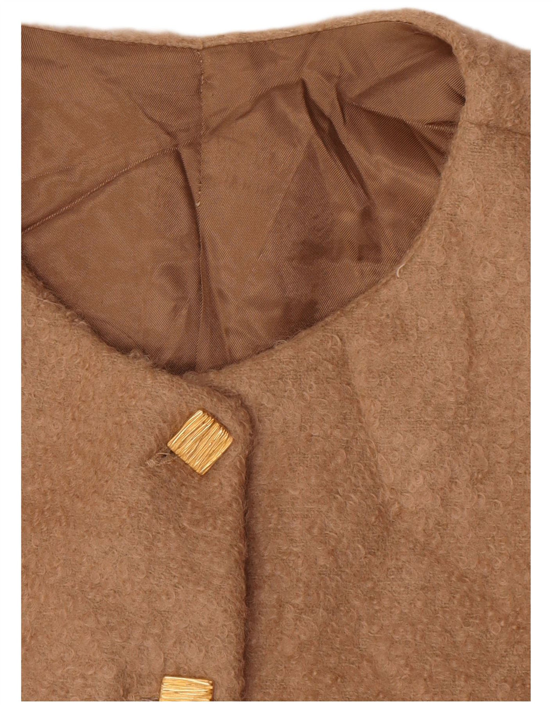 Vintage γυναικείο σακάκι με 5 κουμπιά UK 14 Medium Beige