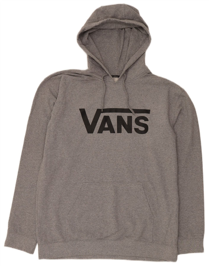 VANS Ανδρικό γραφικό κουκούλα 2XL Γκρι Πολυεστέρας
