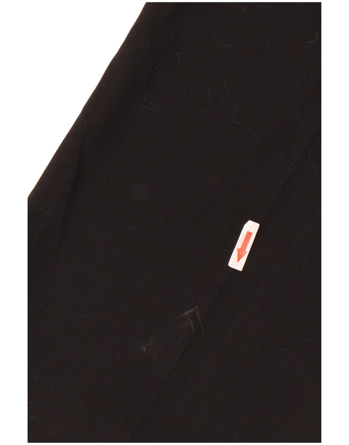 Zara Γυναικείο ίσιο παντελόνι Casual Medium W28 L32 Μαύρο