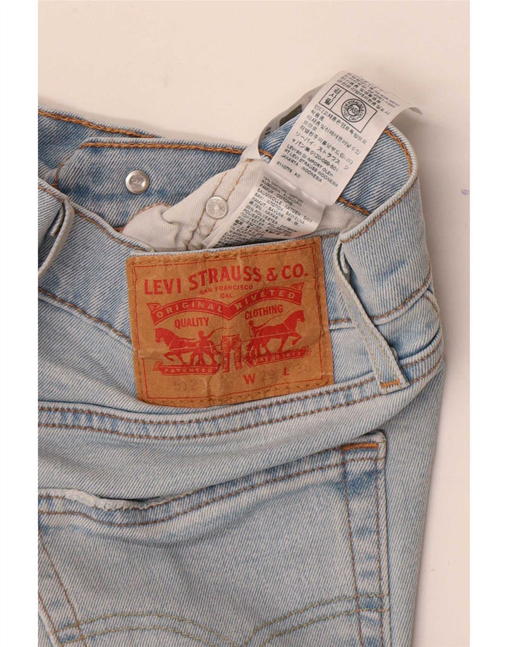 Levi's Mens 502 Tapered Jeans W29 L30 Blue Cotton