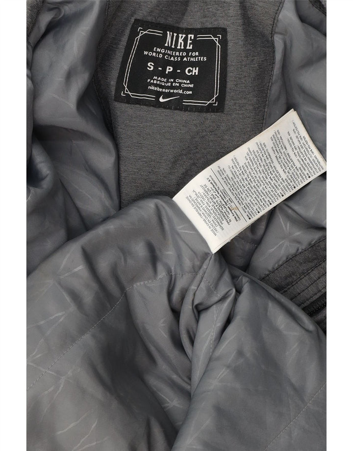 Ανδρικό μπουφάν με κουκούλα Nike UK 36 Small Grey Colourblock Πολυεστέρας