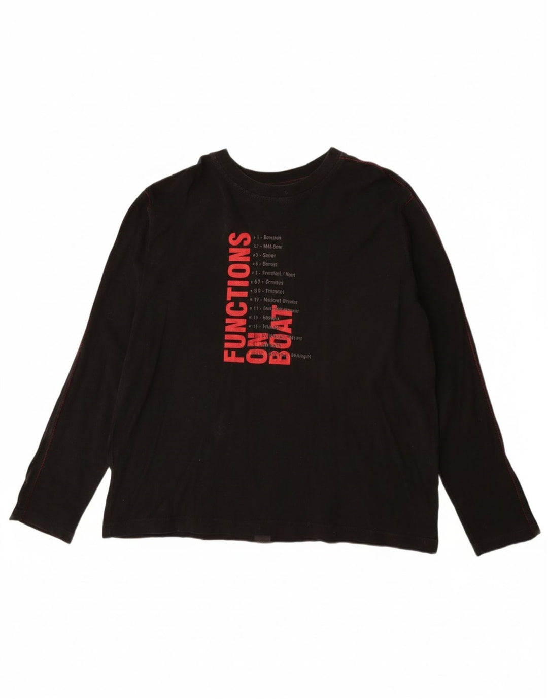 Ανδρικό γραφικό τοπ Murphy & Nye μακρυμάνικο 2XL μαύρο βαμβακερό