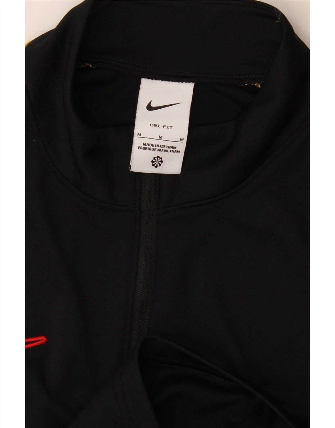 Ανδρική φόρμα Nike Dri Fit με φερμουάρ πουλόβερ στο επάνω μέρος, μεσαίο μαύρο χρώμα