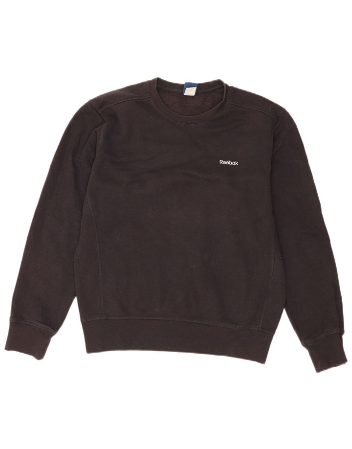 Ανδρικό φούτερ REEBOK Jumper Μεσαίο μαύρο βαμβακερό