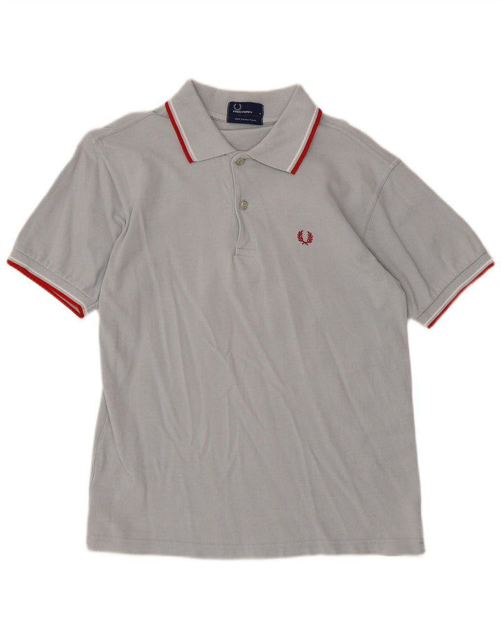 Fred Perry Ανδρικό πουκάμισο Polo Μικρό βαμβακερό γκρι