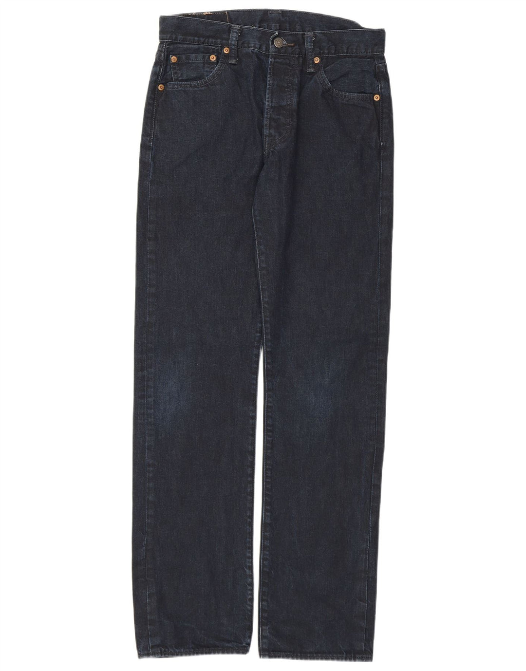 LEVI'S Ανδρικό τζιν 501 ίσιο W30 L34 Navy Blue Cotton
