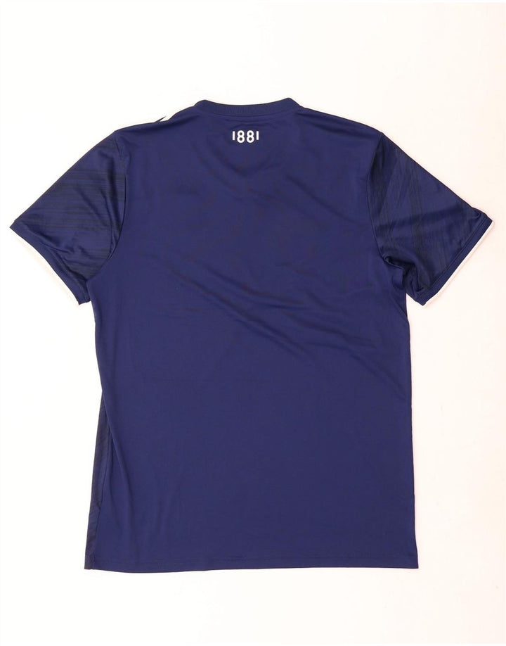 Adidas Ανδρικό T-Shirt Aeroready Top Large Navy Blue Polyester
