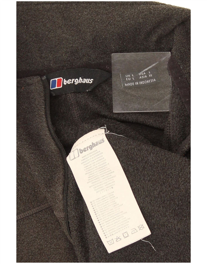 Berghaus Ανδρικό φερμουάρ Fleece Jumper Μεγάλο πράσινο πολυεστέρας