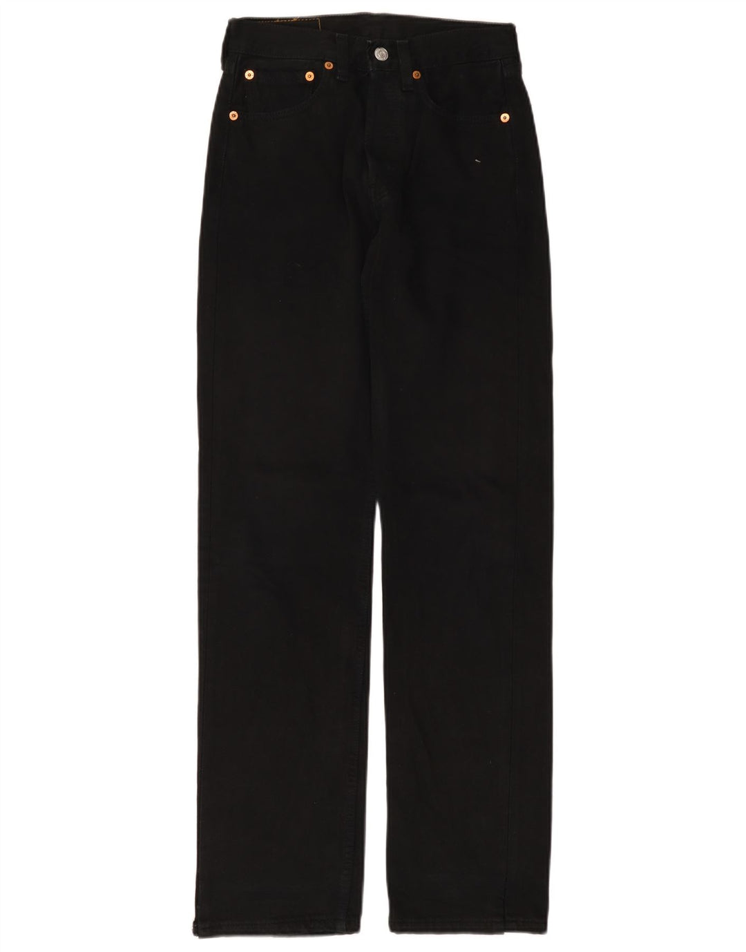 LEVI'S Ανδρικό τζιν 501 ίσιο W26 L32 Μαύρο βαμβακερό