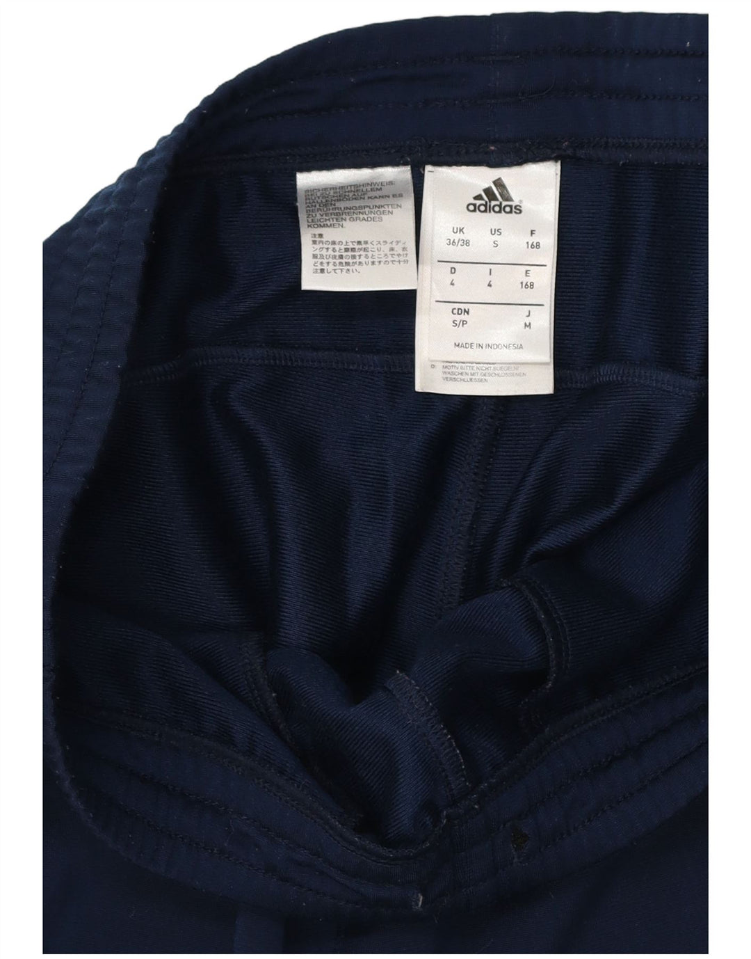 Ανδρική φόρμα ADIDAS Παντελόνι Joggers UK 36/38 Small Navy Blue Polyester
