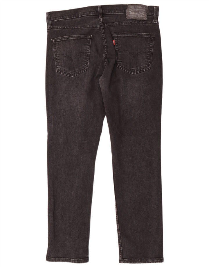 Levi's Mens 511 Slim Jeans W34 L30 Μαύρο βαμβακερό