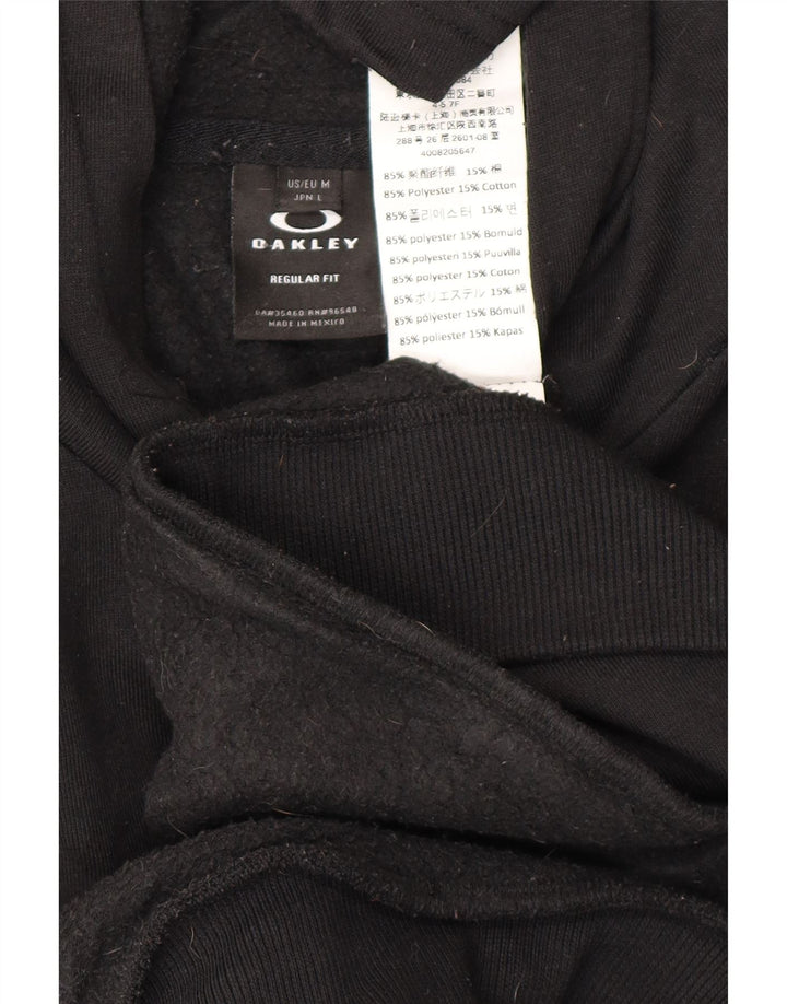 OAKLEY Ανδρικό φούτερ με κανονική εφαρμογή, μεσαίο μαύρο πολυεστέρας
