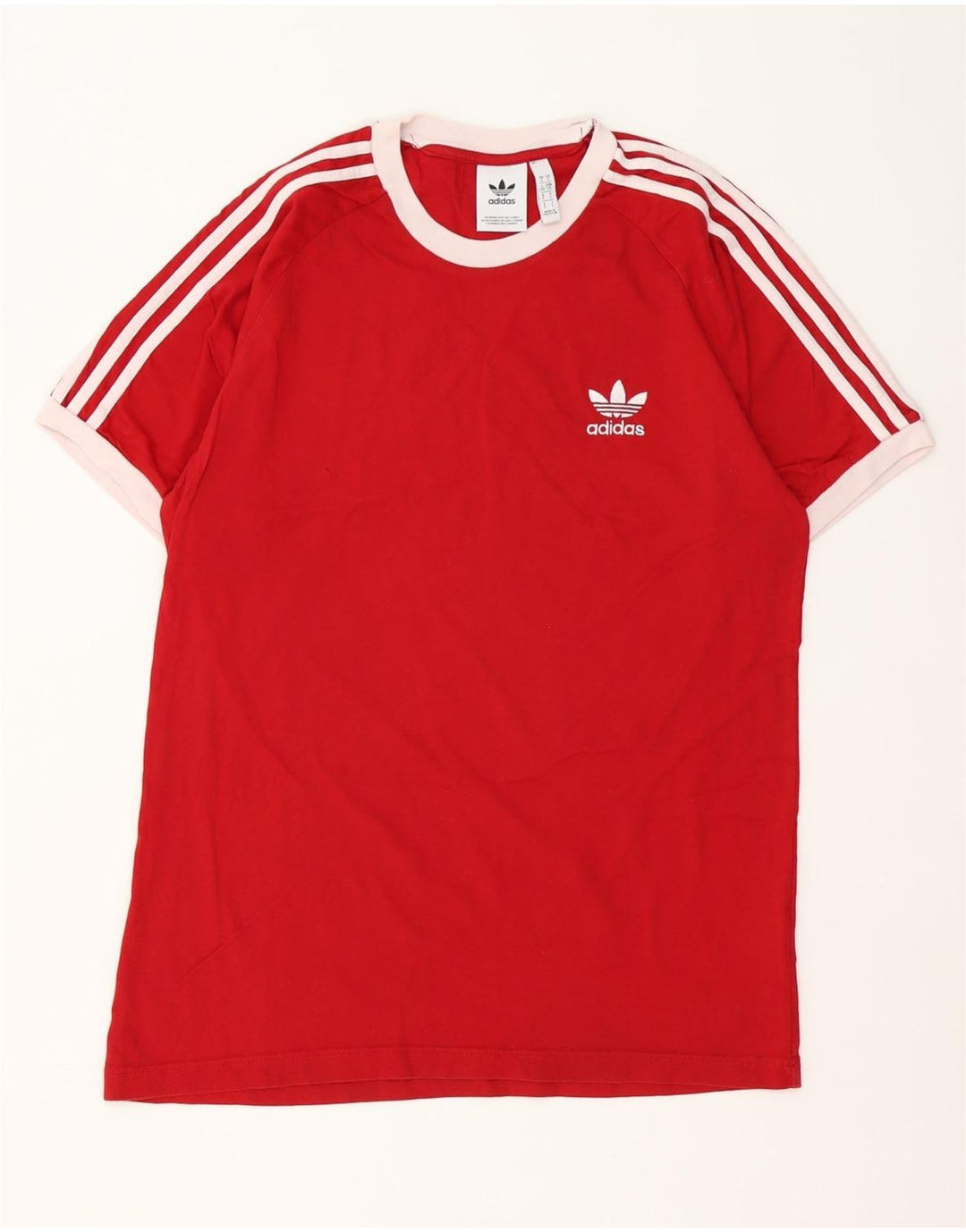Ανδρικό T-Shirt Adidas Top μεγάλο κόκκινο βαμβακερό