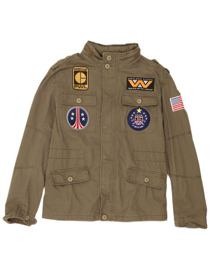 Brandit Ανδρικό γραφικό Military Jacket UK 38 Medium Khaki Cotton