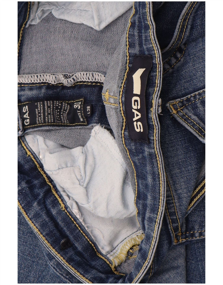 Gas Γυναικείο Skinny Jeans W30 L28 Μπλε