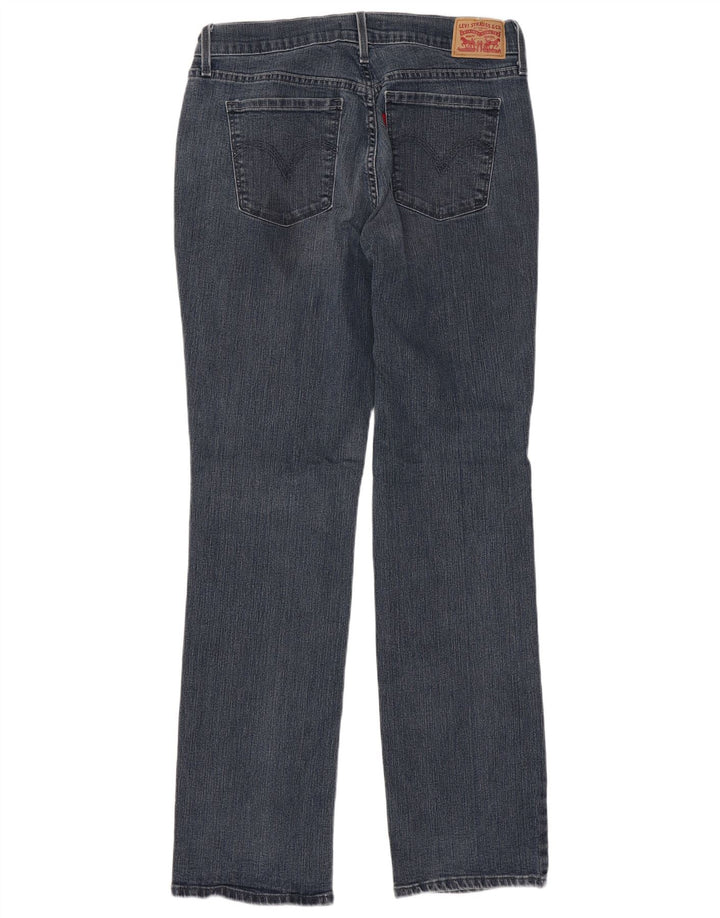 LEVI'S Γυναικείο τζιν 505 ίσιο US 8 Medium W29 L32 Navy Blue Cotton