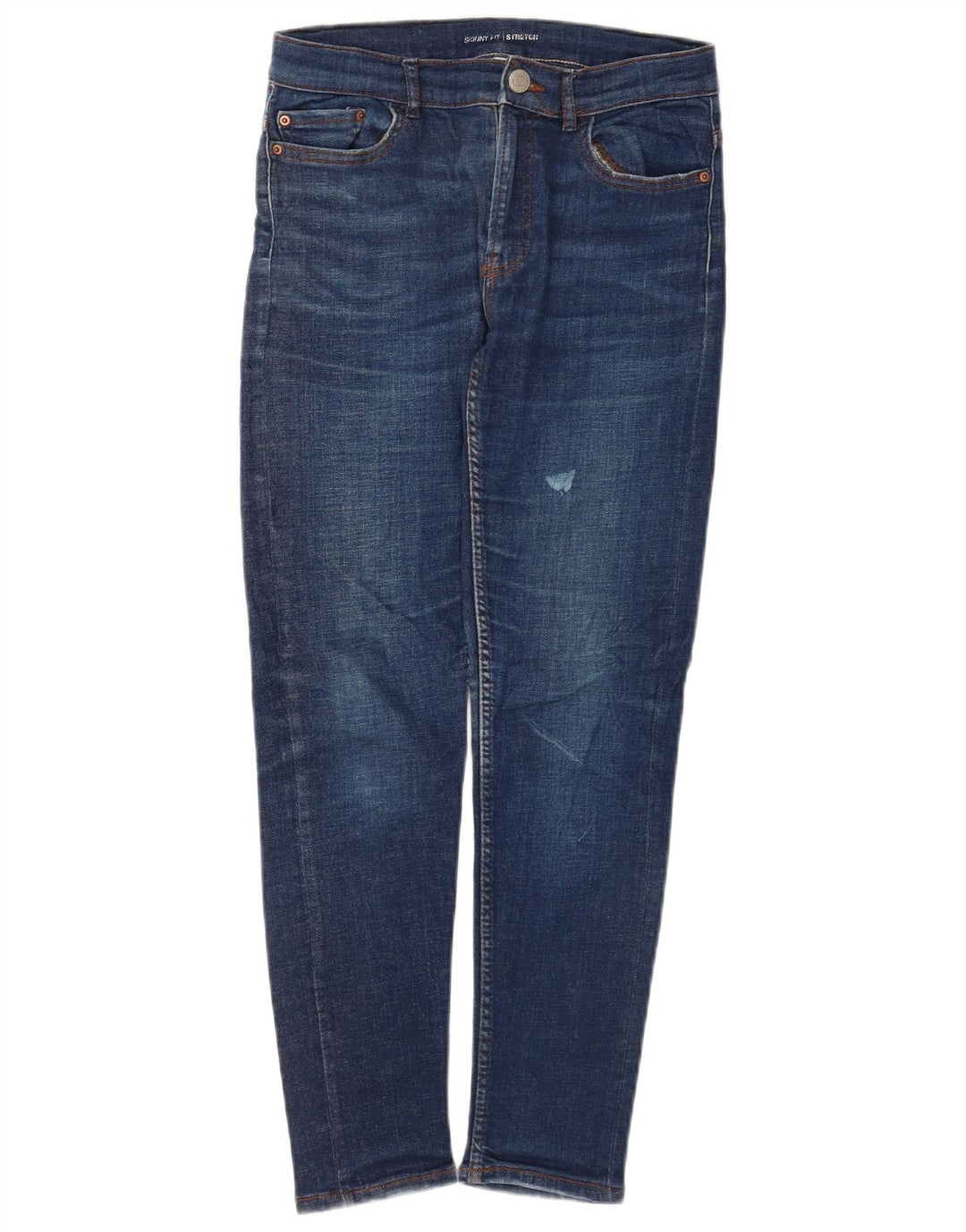 Zara Γυναικείο Skinny Jeans W28 L26 Blue