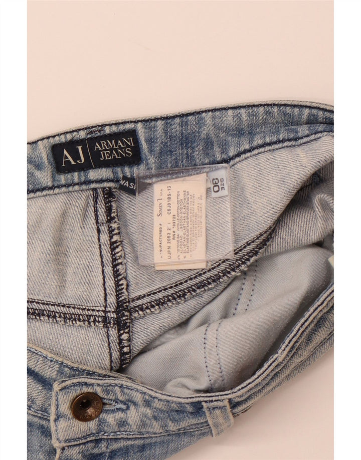 ARMANI Γυναικείο Bootcut Jeans W30 L31 Μπλε βαμβακερό