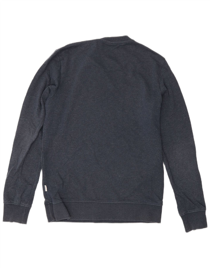 Jack & Jones Ανδρικό γραφικό φούτερ Jumper Small Navy Blue από βαμβάκι