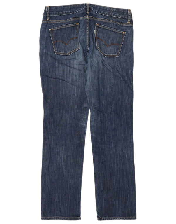 Γυναικείο Levi's 552 ψηλόμεσο ίσιο τζιν US 6 Medium W28 L30 Μπλε βαμβακερό