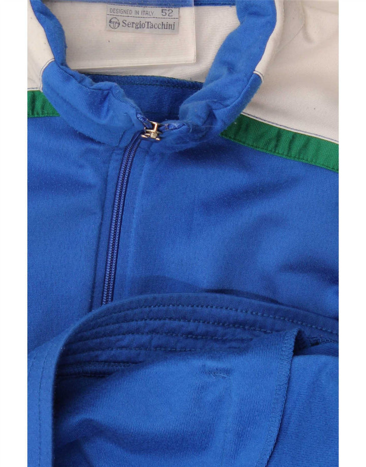 Ανδρική φόρμα Sergio Tacchini Top Jacket IT 52 Large Blue Colourblock