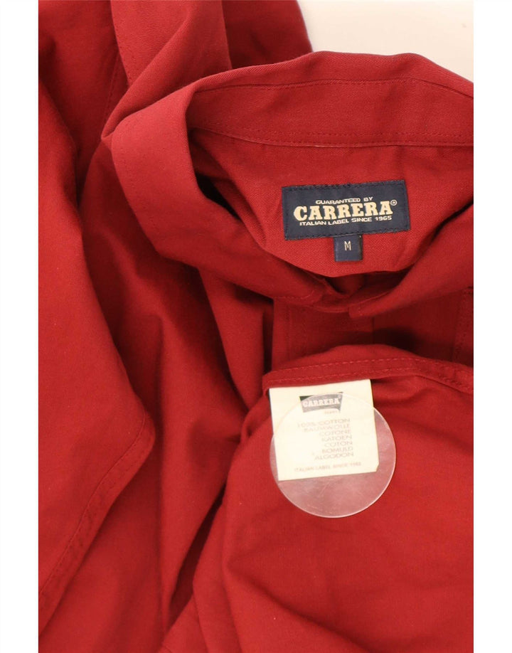 Ανδρικό πουκάμισο Carrera, μεσαίο κόκκινο βαμβακερό