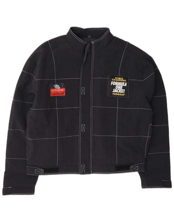 Parmalat Ανδρικό τζάκετ αγώνα Formula One Graphic UK 42 XL Navy Blue Check