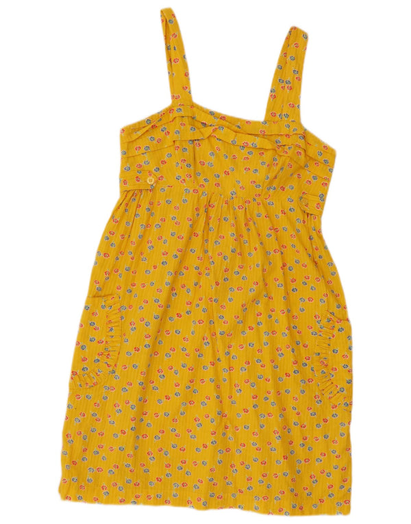 Topshop Γυναικείο Sundress UK 10 Small Yellow Floral Βαμβακερό