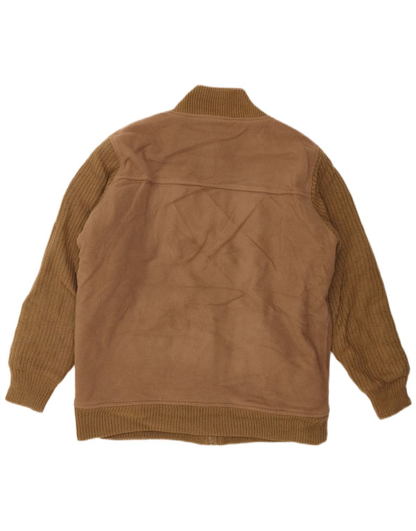 James Pringle Ανδρικό Loose Fit Bomber Jacket UK 36 Small Brown Polyester