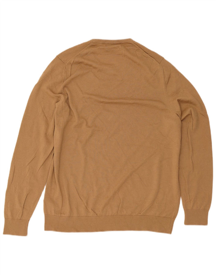 Ανδρικό πουλόβερ Marks & Spencer Autograph Crew Neck Jumper 2XL Beige
