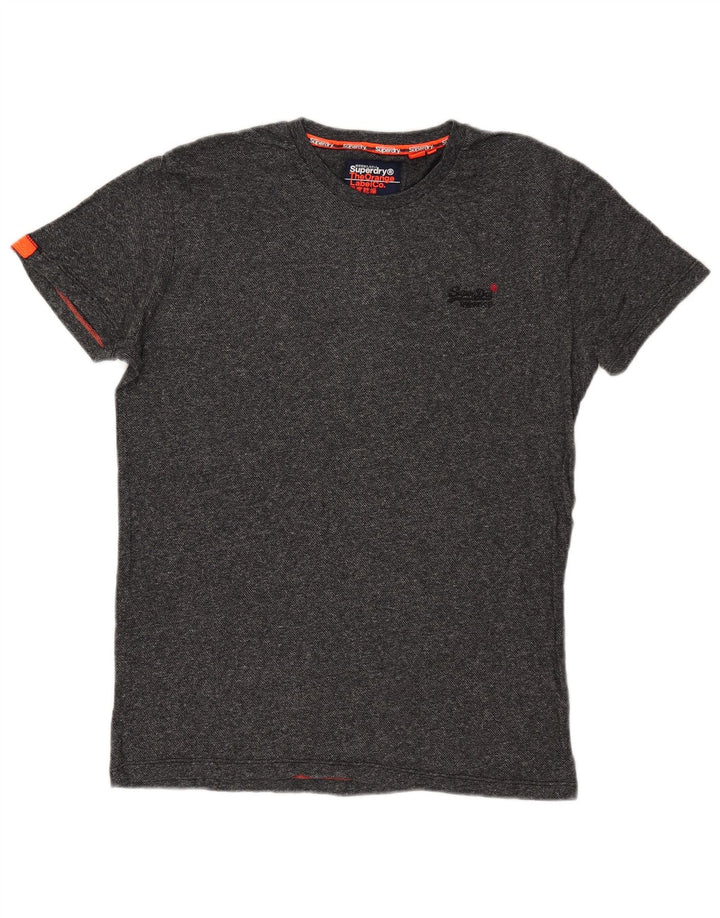 Ανδρικό T-Shirt Superdry Top Βαμβακερό μεσαίο γκρι