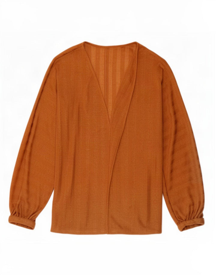 Tris Γυναικεία Ζακέτα Oversized UK 10 Small Brown ριγέ