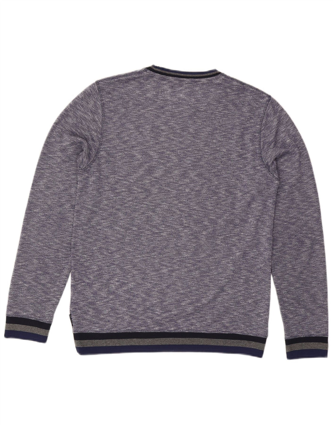 Ανδρικό πουλόβερ με λαιμόκοψη Ted Baker Μέγεθος 3 Medium Blue Flecked