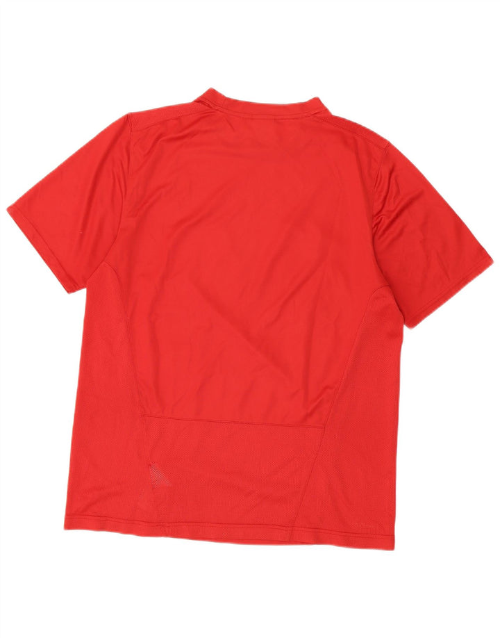 Ανδρικό T-shirt Nike Dri Fit Top UK 39/41 Μεσαίο κόκκινο πολυεστέρας