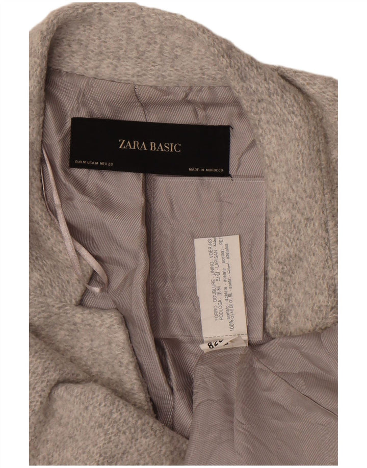 Zara Γυναικείο Ανοιχτό Παλτό UK 12 Medium Grey